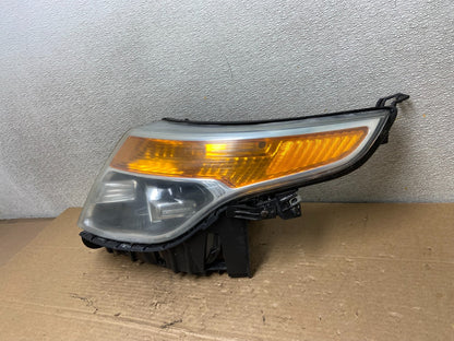 2011 to 2015 Ford Explorer Left Driver LH Halogen Headlight Oem AB4871 DW1