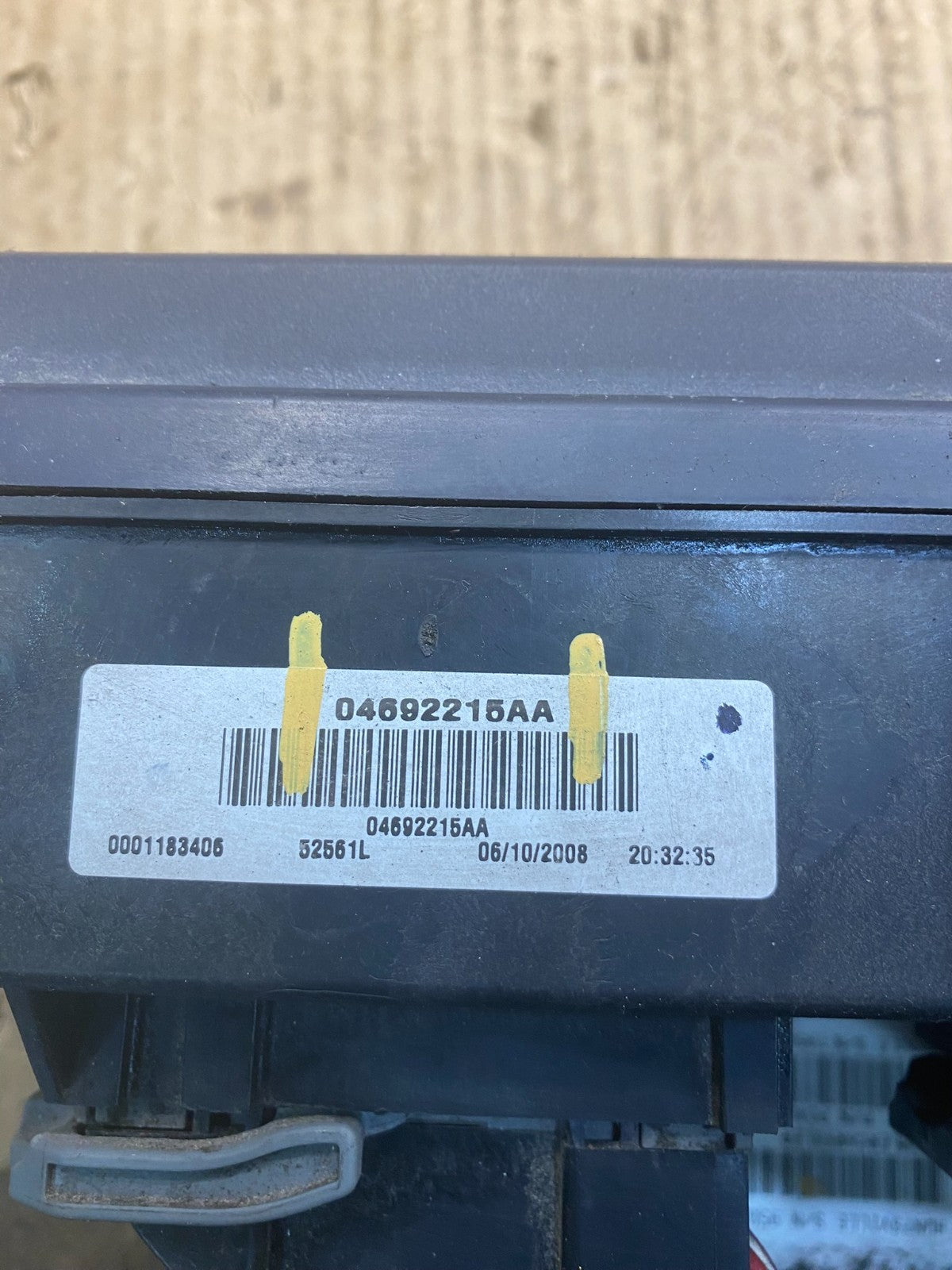 2009 Jeep Grand Cherokee Fuse Box Relay Panel 04692215aa ac0407 DG6