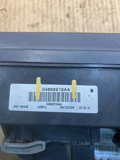 2009 Jeep Grand Cherokee Fuse Box Relay Panel 04692215aa ac0407 DG6