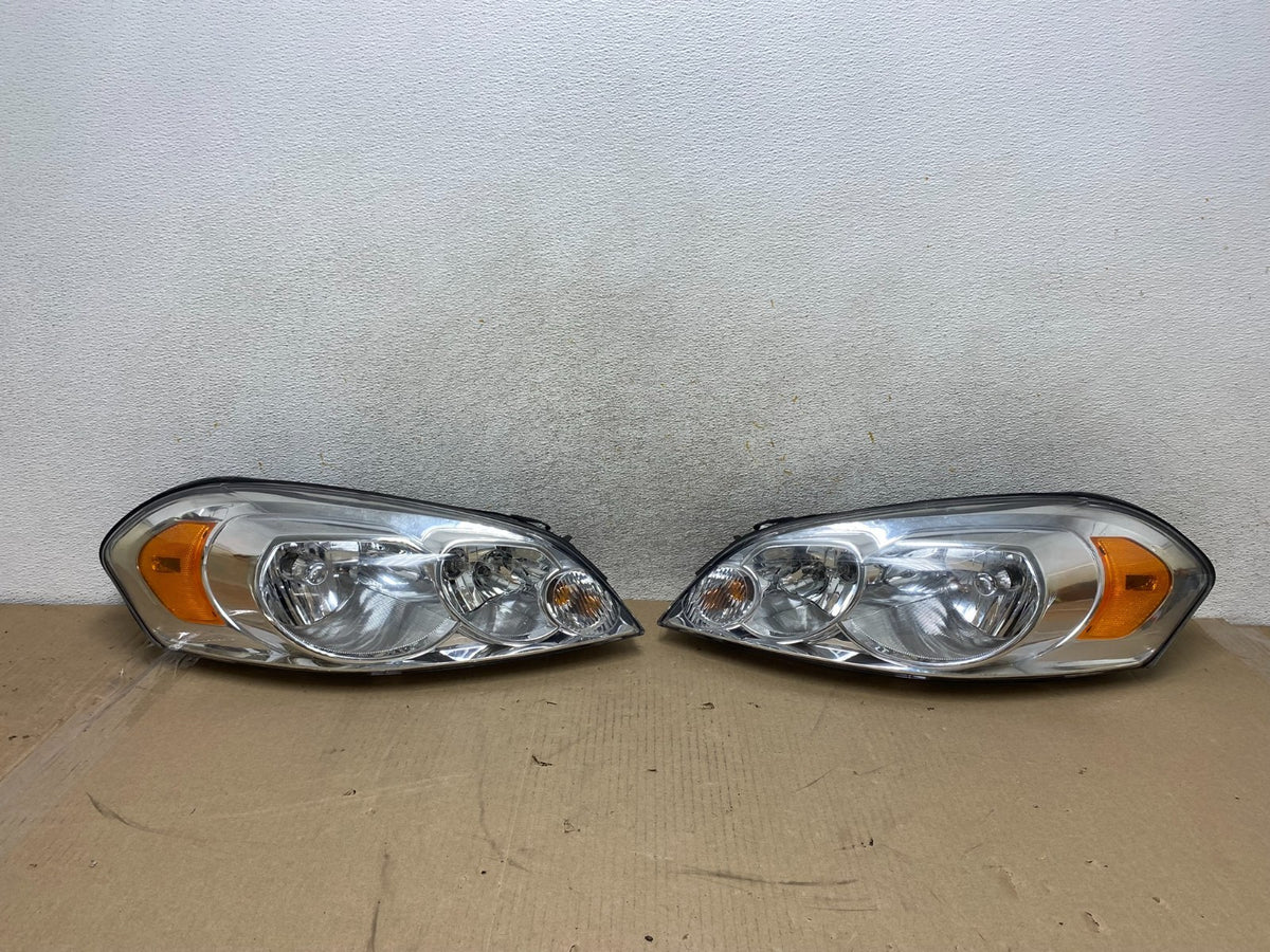 2006 - 2013 Chevrolet Impala Left+Right Set Headlights Halogen DEPO AH6715 DW0