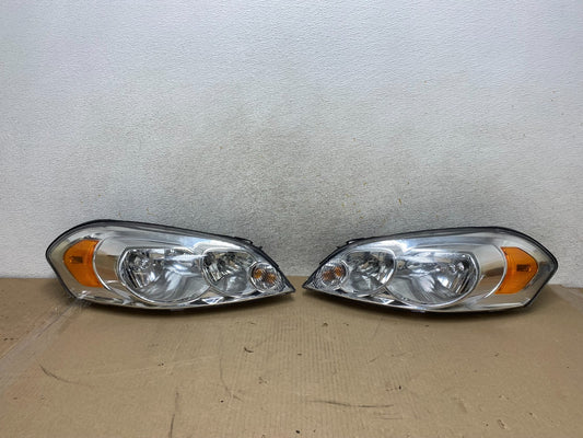 2006 - 2013 Chevrolet Impala Left+Right Set Headlights Halogen DEPO AH6715 DW0