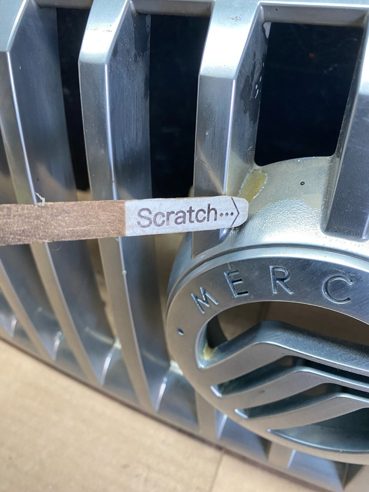 2002 to 2005 Mercury Mountaineer Front Upper Grill Grille Oem E3702 PS4