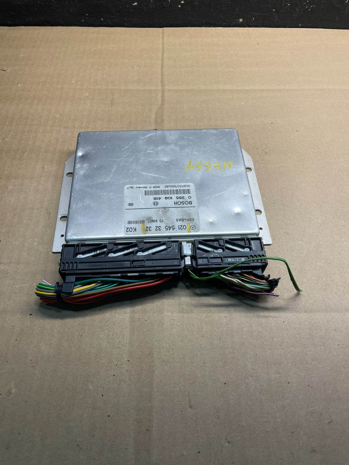 1998 - 2000 Mercedes R129 SL500 S500 ECU ECM Engine Control Module OEM W6664 DG1