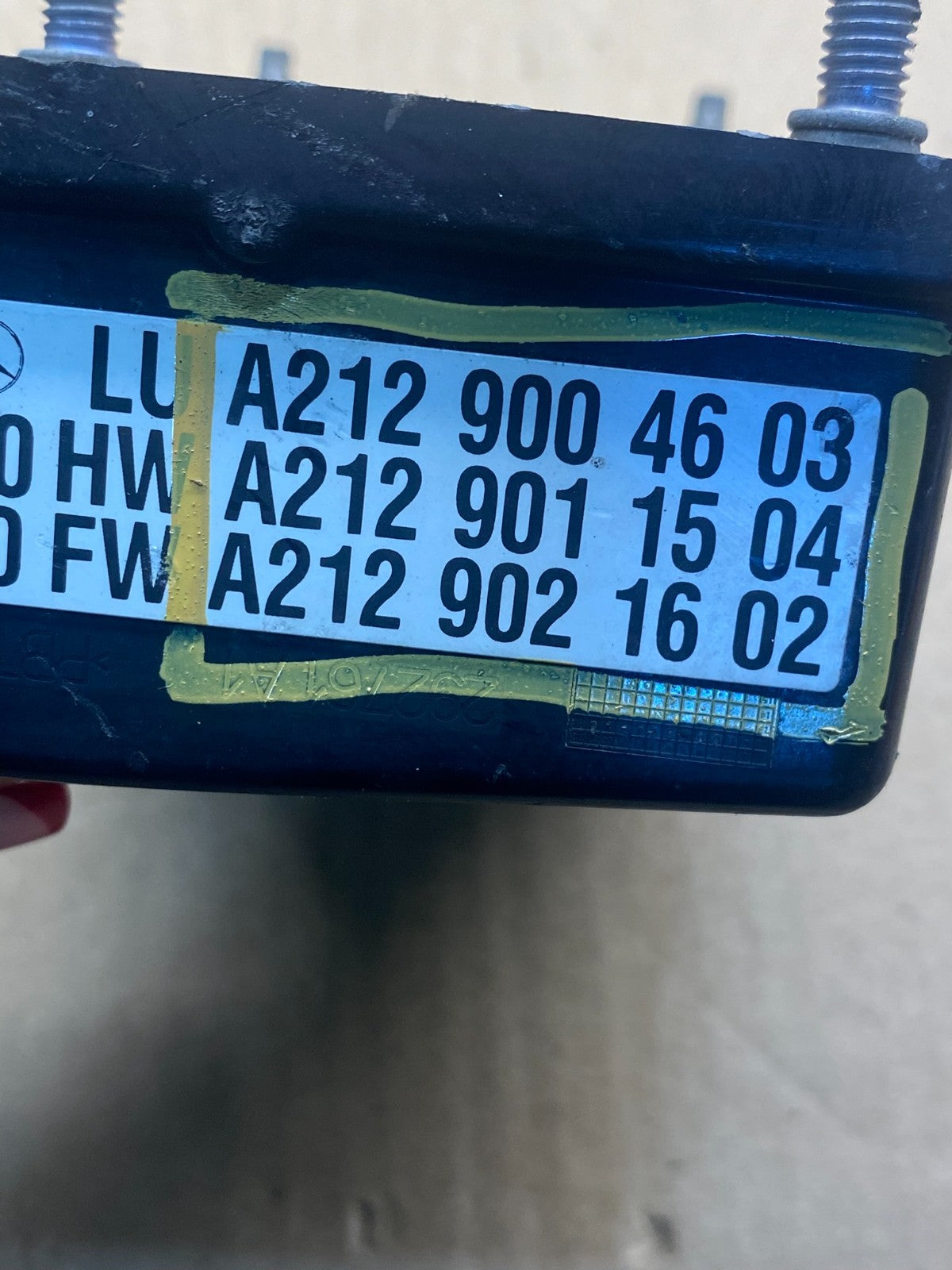 2010-2016 Mercedes W221 S400 Adaptive Cruise Control Module Unit ah4751 DG2