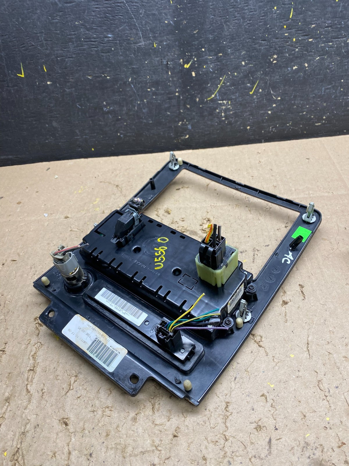 2008-2009 Ford Taurus Front Center Console Climate Radio Control Panel U5560 DG6