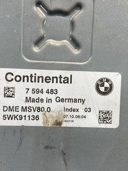 2007 - 2011 BMW 328i 528i E90 ECM ECU Engine Computer 7594483 AH7287 DG2