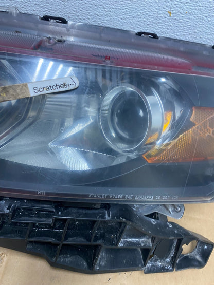2008 to 2012 Honda Accord Coupe Left Driver LH Side Headlight AD0732 DW3