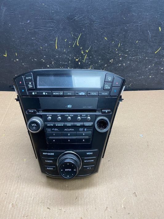 2007 to 2009 Acura Mdx Radio Stereo 6 CD Player Climate Control Pan OEM X6589 DG0