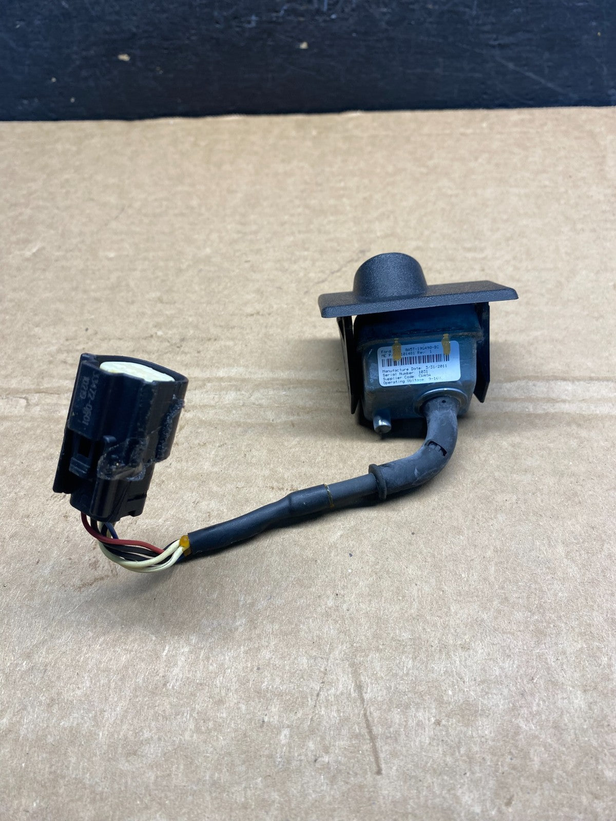 2009-2012 Lincoln MKS Trunk Back Parking Aid Rear View Camera af6878 DG3