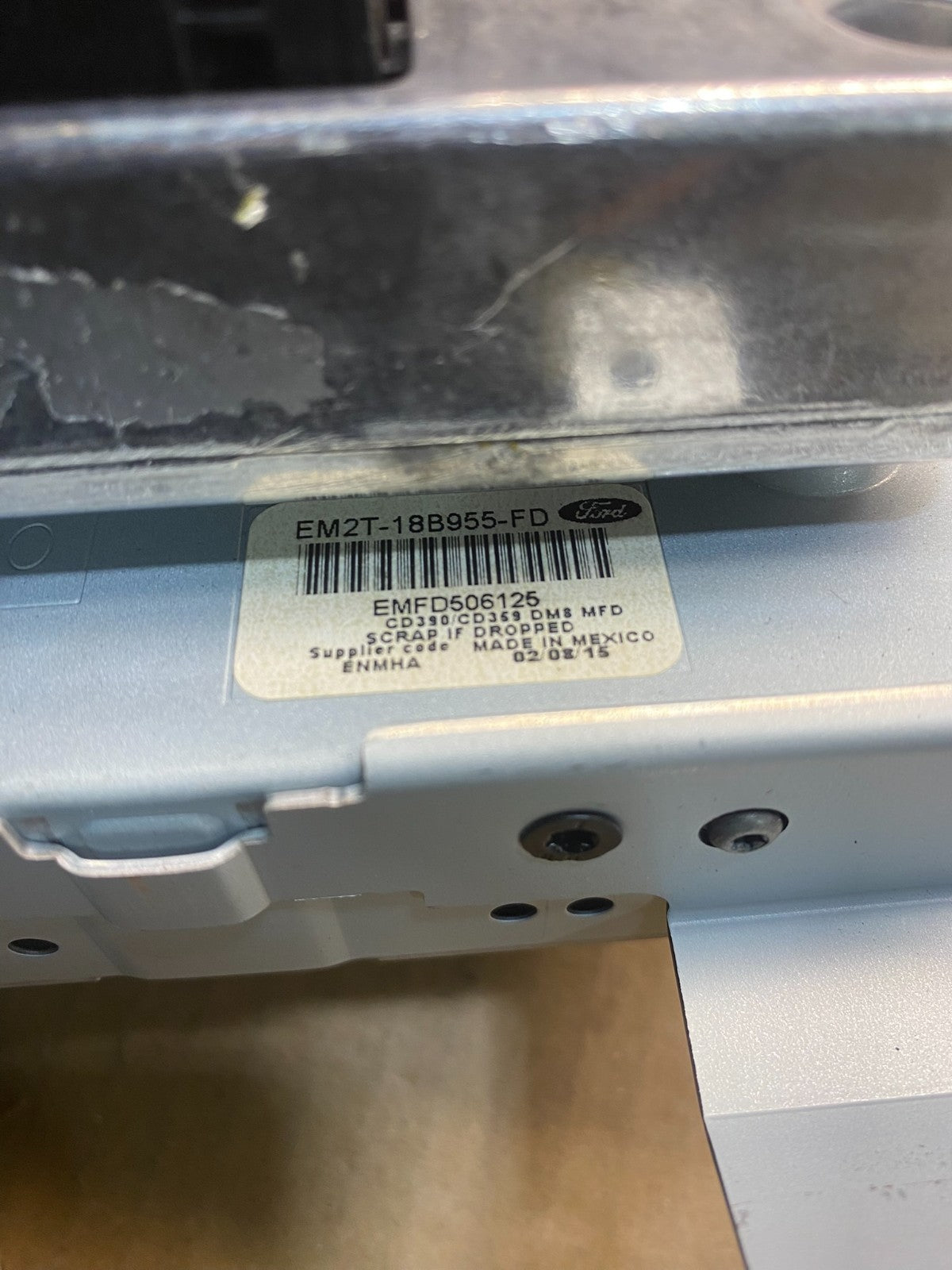 2015 2016 Ford Edge Radio Stereo Navigation Screen em2t-18b955-fd Oem AC2719 DG3