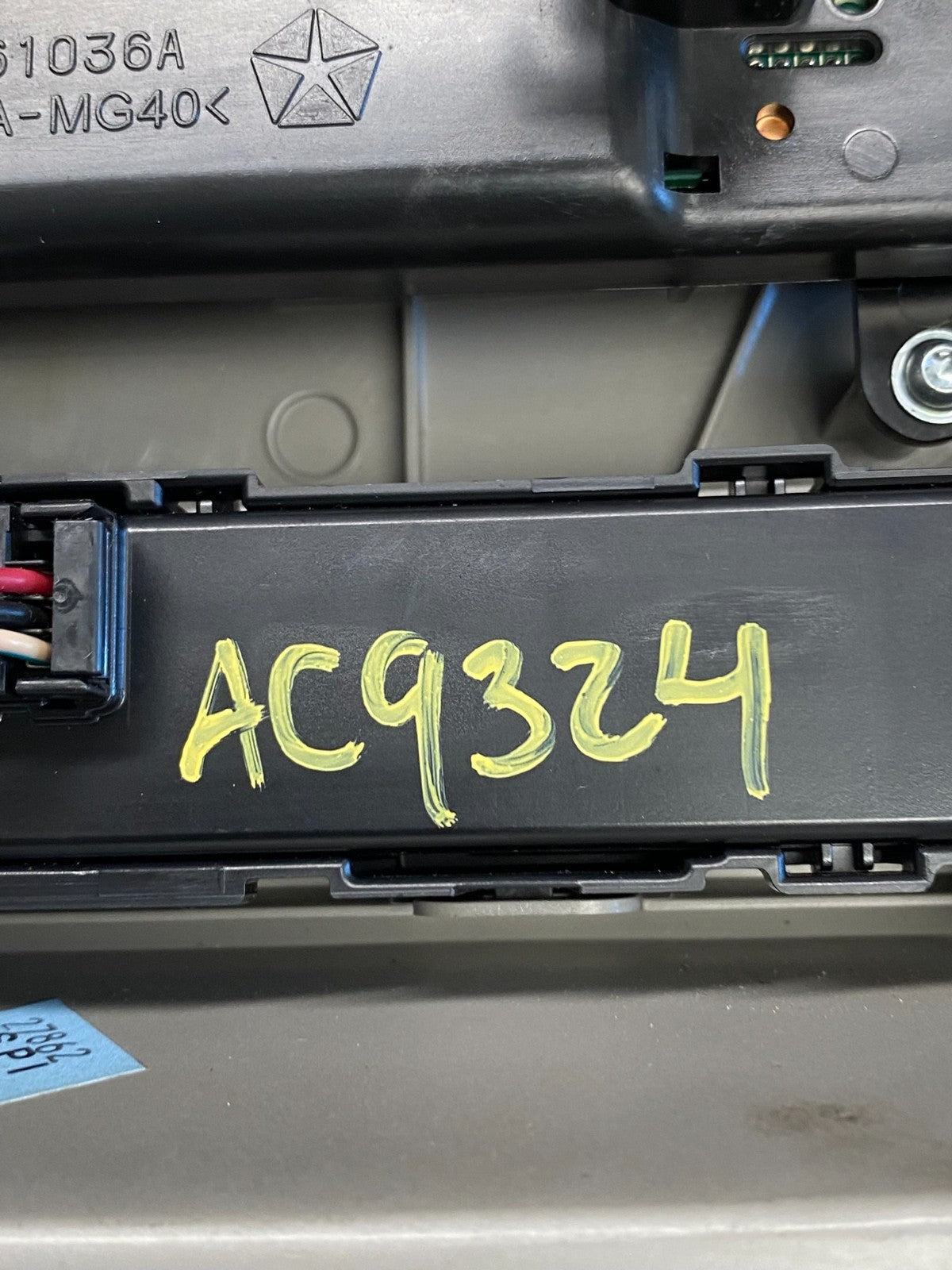 2008 2010 Dodge Avenger Center Dash A/C AC Climate Control Bezel Trim AC9324 DG7