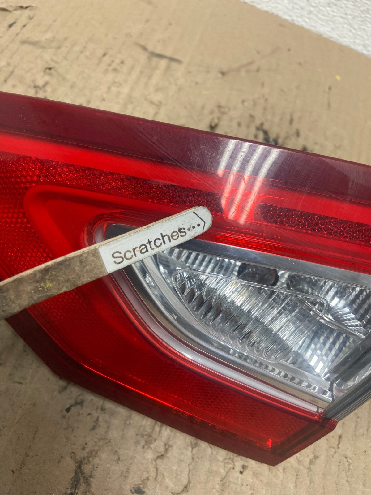 2013 to 2016 Ford Fusion Right Passenger RH Side Tail Light Inner AF7057 LK3