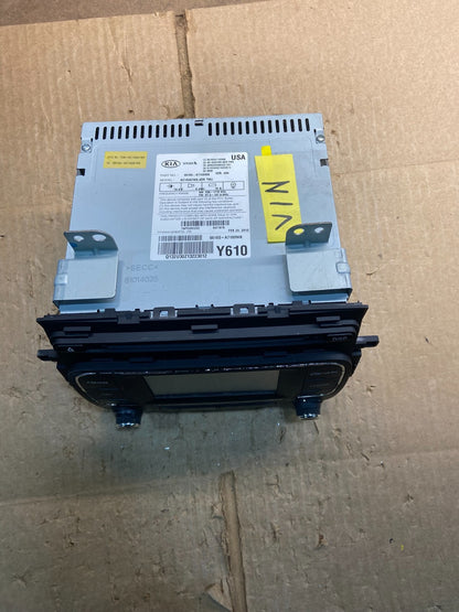 2014 - 2016 Kia Forte Am Fm Cd Player Radio Receiver Y7529 DG3