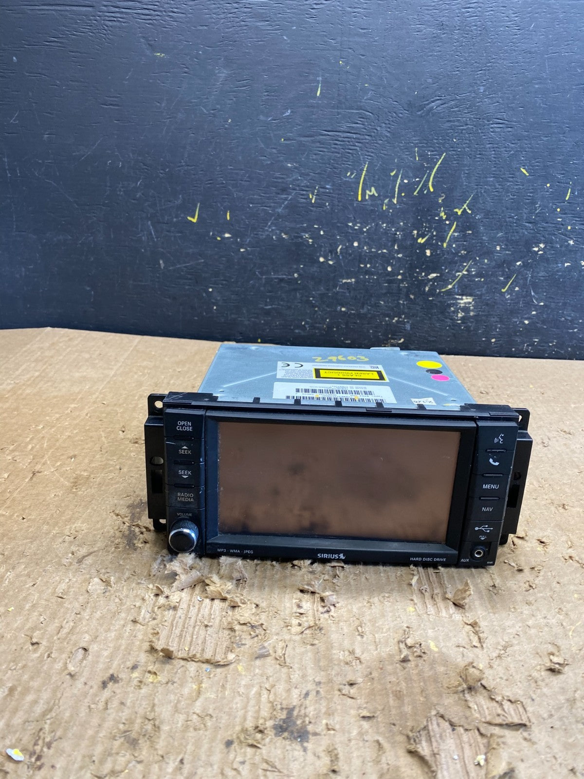 2011 2015 Jeep Dodge Chrysler Screen Display CD Player Satellite Radio Z9603 DG0