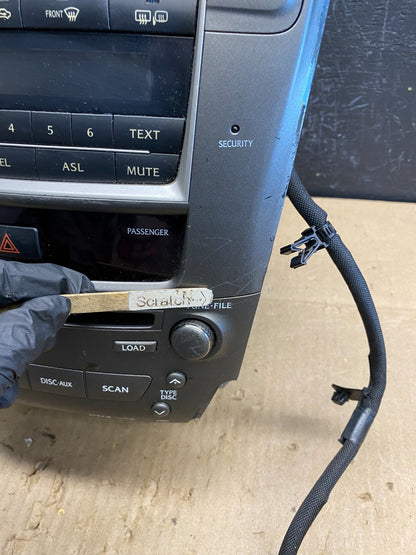 2009 to 2011 Lexus IS250 Screen Radio AM-FM CD Tuner Head Unit OEM AC4740 DG1
