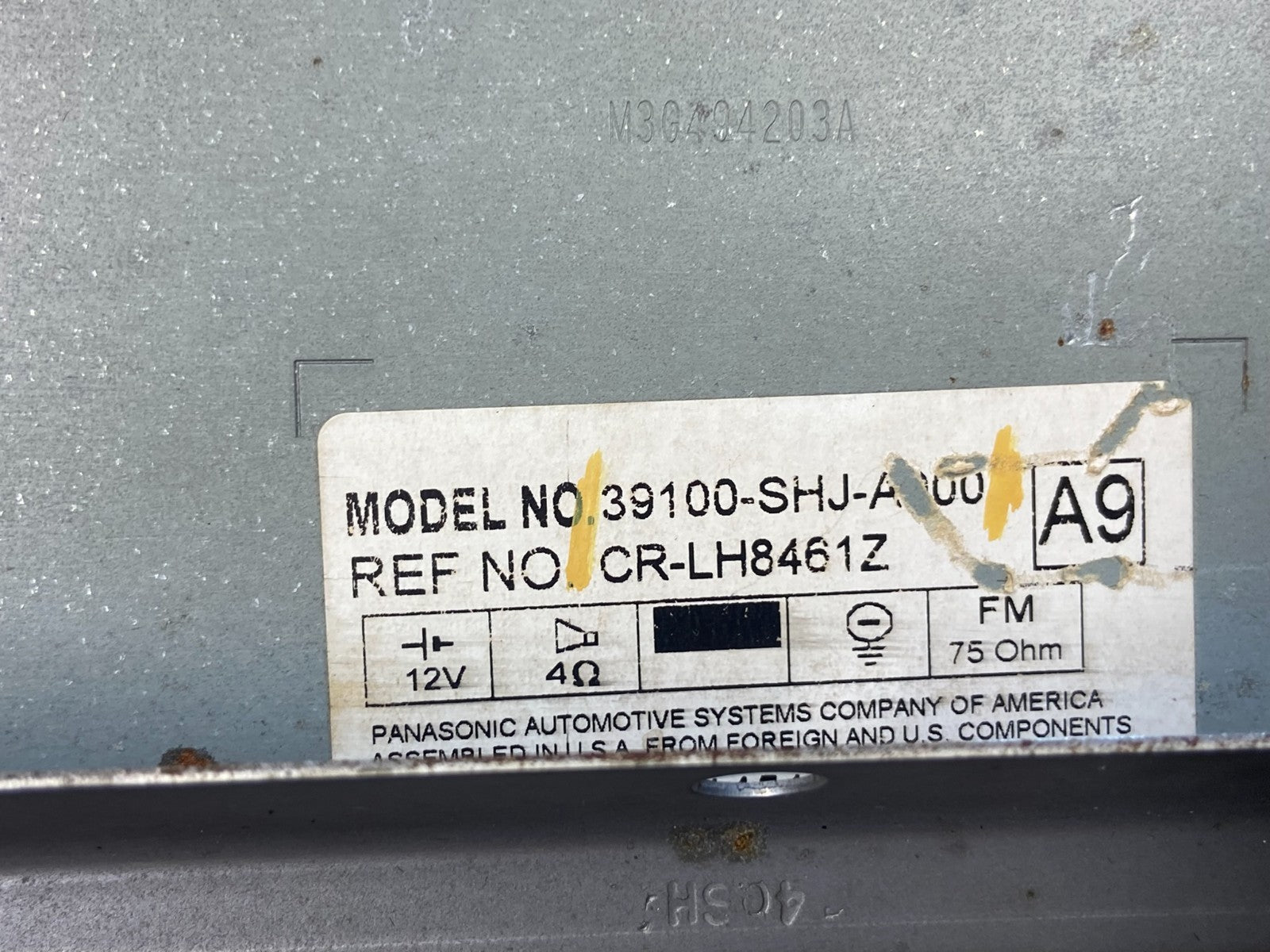 2005 to 2010 Honda Odyssey Am Fm Cd Player Radio Receiver AF6389 DG6