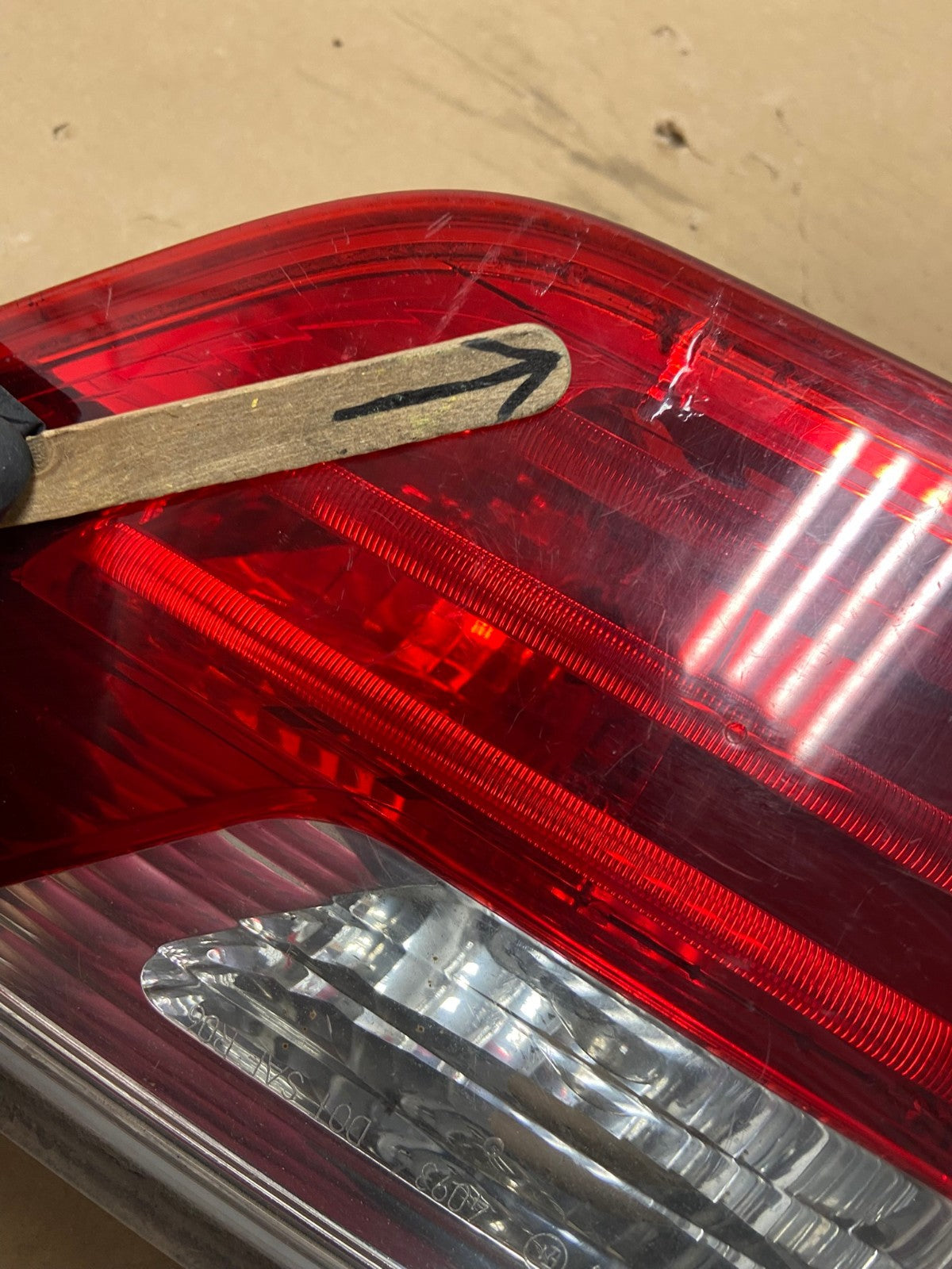 2007 2008 2009 2010 BMW X3 Left Driver Lh Inner Tail Light AD4185 LK4
