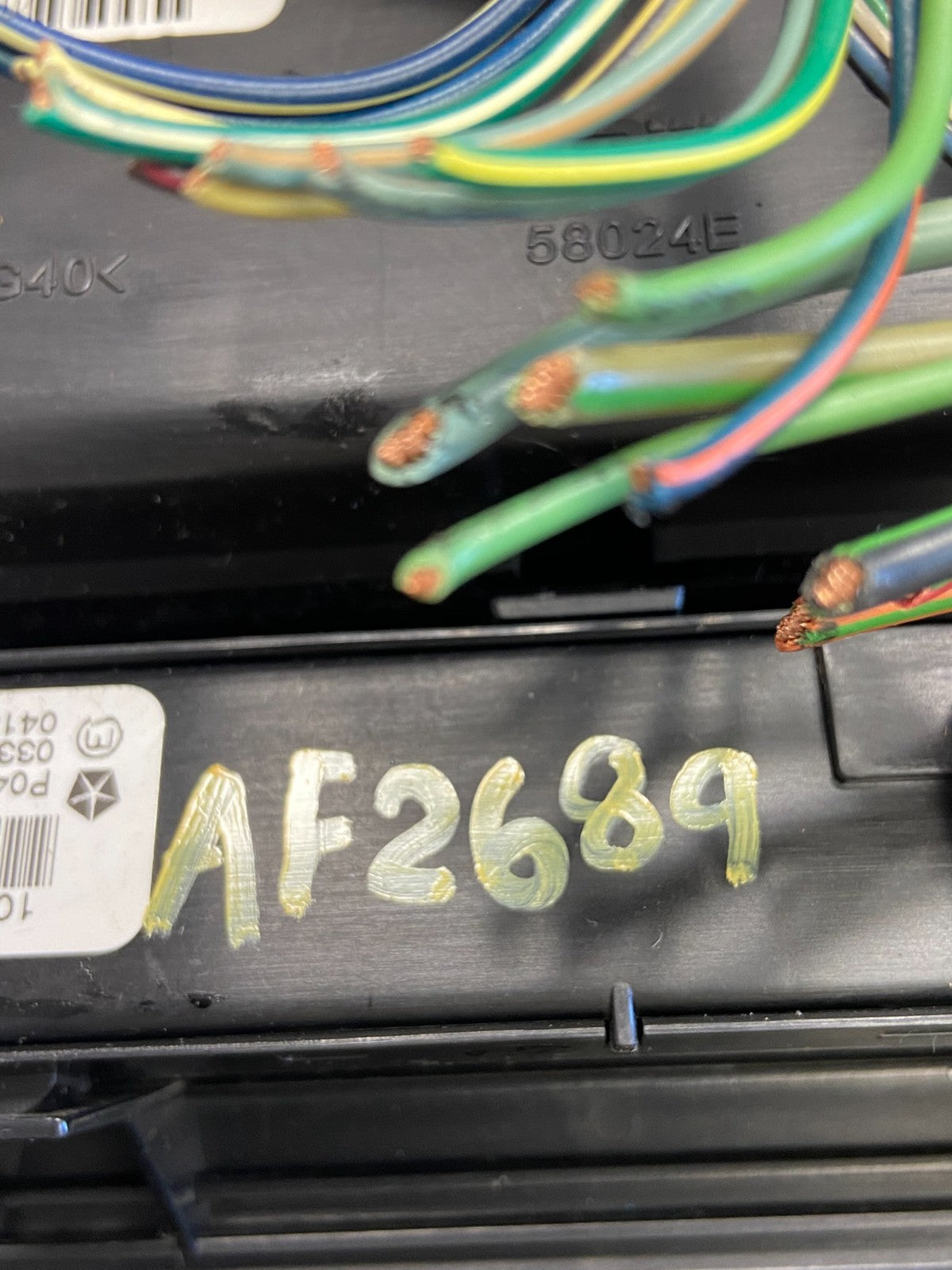 2008 to 2010 Jeep Grand Cherokee Center A/C Heater Climate Control AF2689 DG6