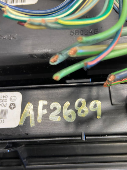 2008 to 2010 Jeep Grand Cherokee Center A/C Heater Climate Control AF2689 DG6