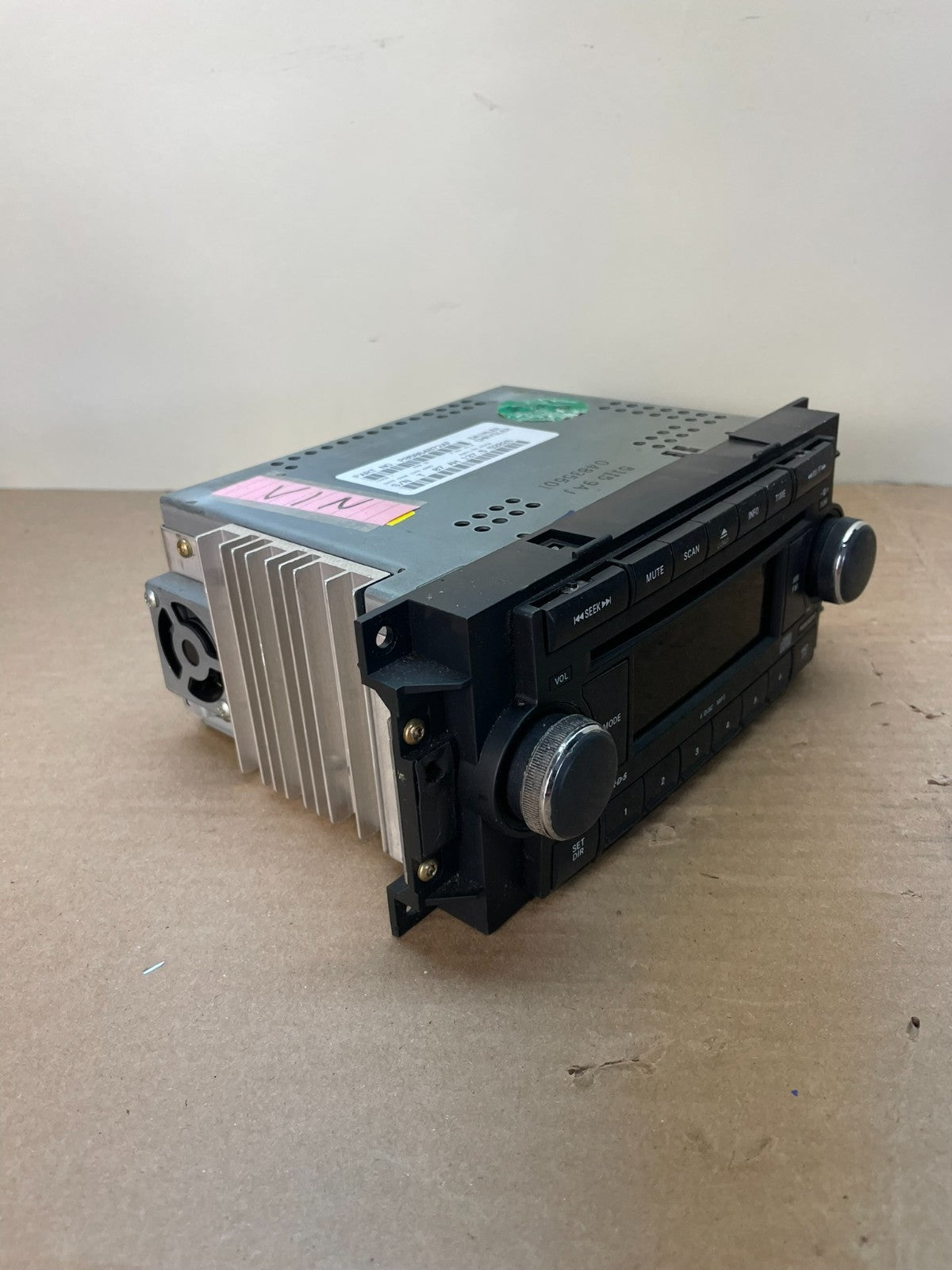 2005 2008 Jeep Dodge Chrysler Screen Display CD Player Satellite Radio AI0560 DG1
