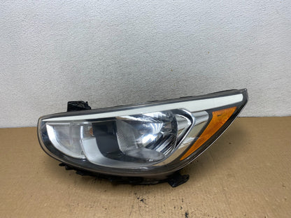 2015 to 2017 Hyundai Accent Left Driver LH Halogen Headlight AG2177 DW0