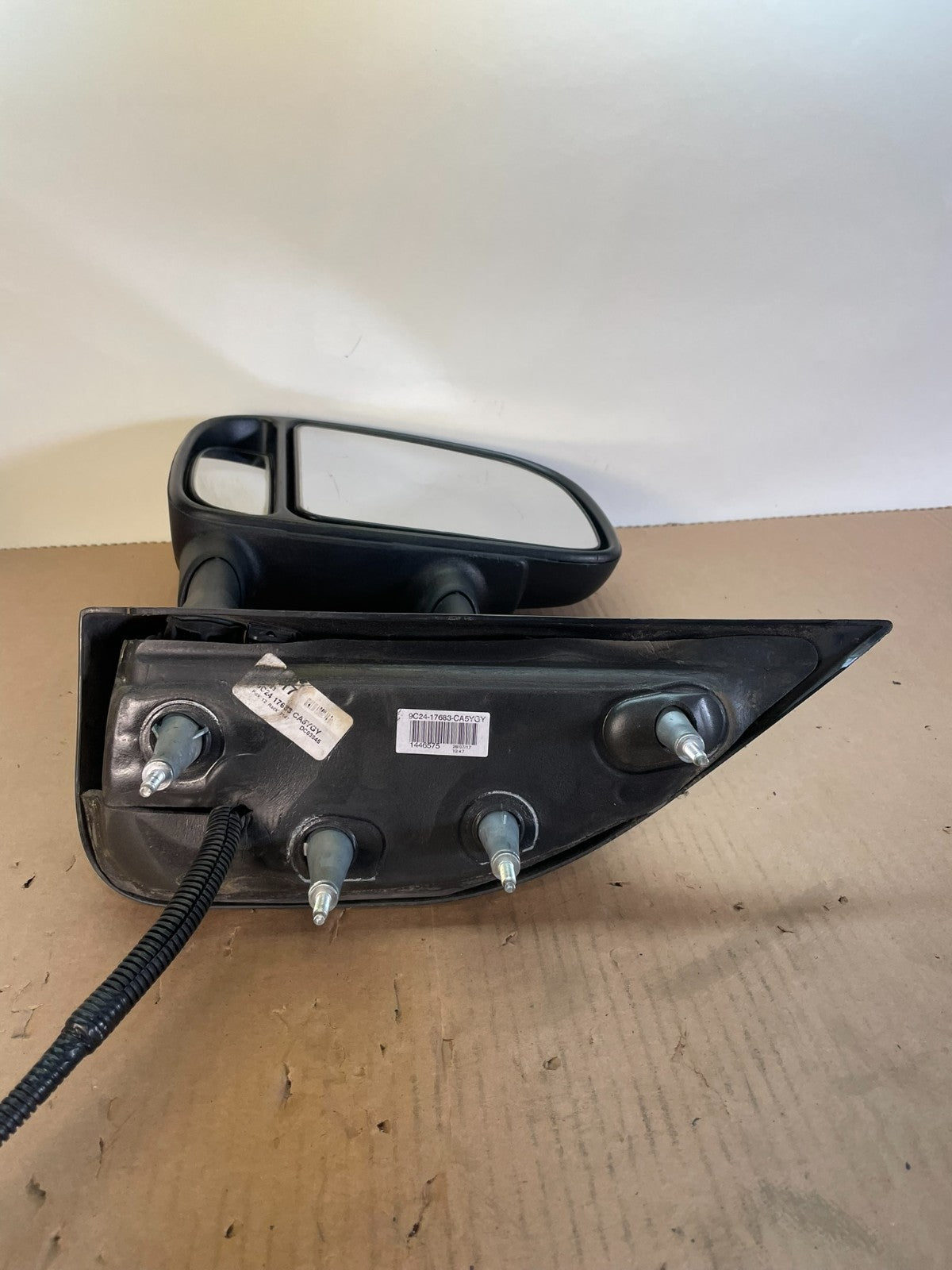 2009-2018 Ford E150 E250 Van Left Driver Door View Two Arm Mirror AH8609 DG4