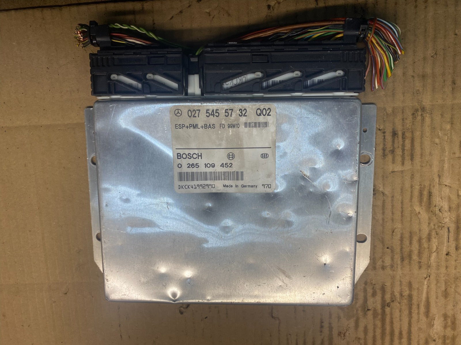2000 - 2002 Mercedes E320 ABS ESP Control Module 0275455732 ad0487 DG0