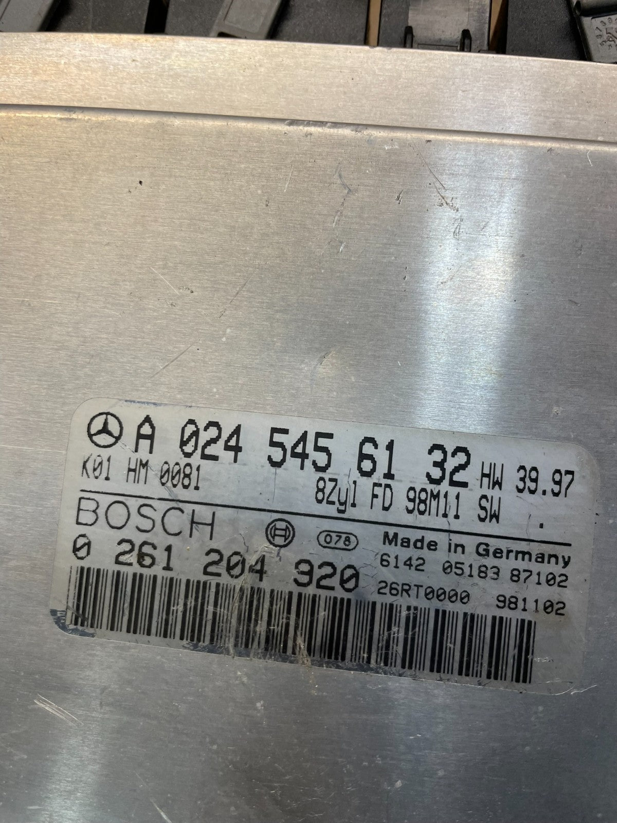 1998 - 2000 Mercedes R129 SL500 S500 ECU ECM Engine Control Module OEM S4548 DG5