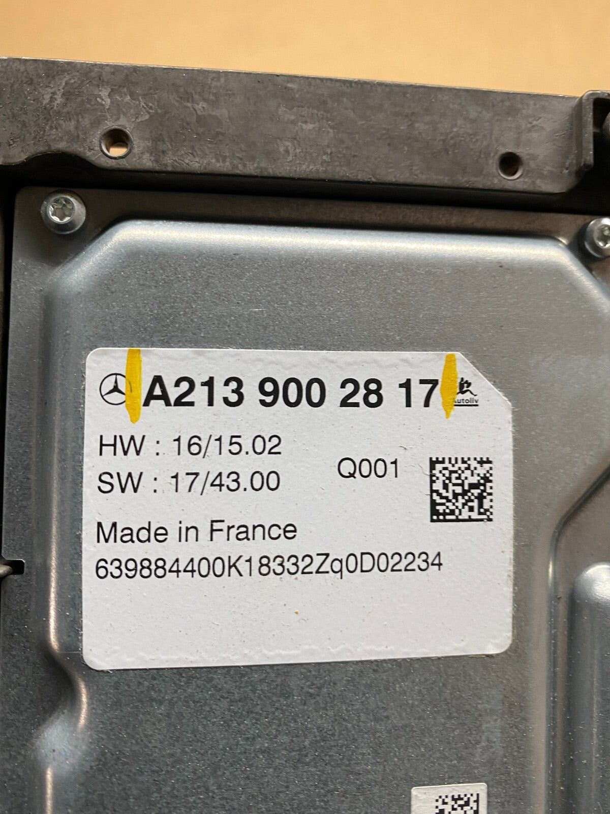2019 - 2020 Mercedes S560 W222  Adaptive Cruise Contol Module OEM M3414 GD3