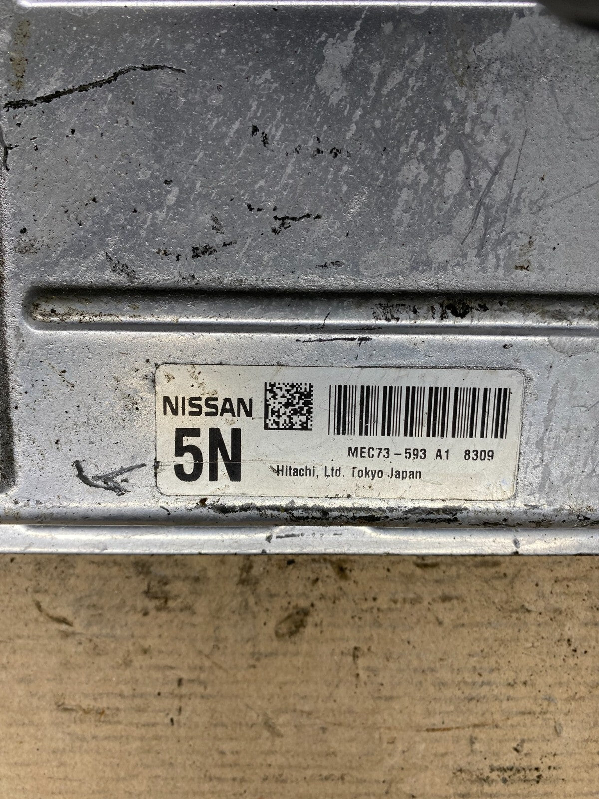 2008 Nissan Armada QX56 5.6L Engine Control Module MEC73-593 A1 N6936 DG3