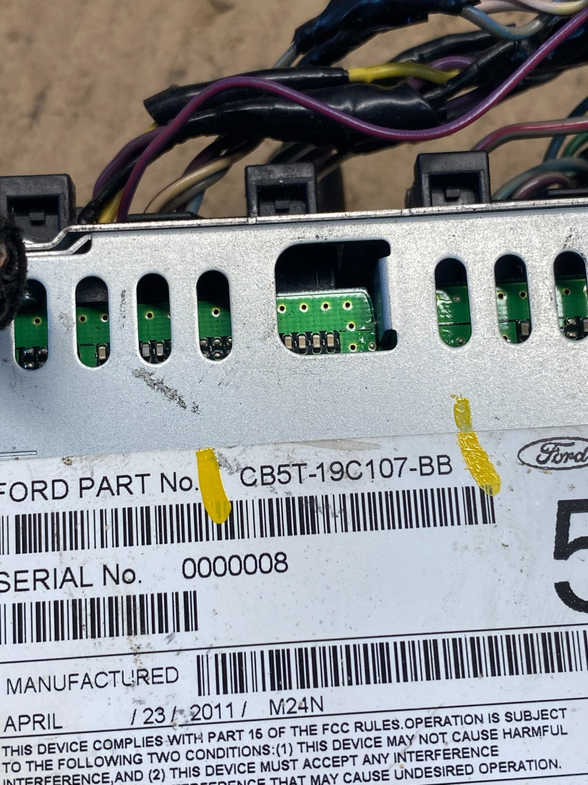 2011 2015 Ford Explorer Audio Equipment Radio Receiver AM FM CD r6137 DG6