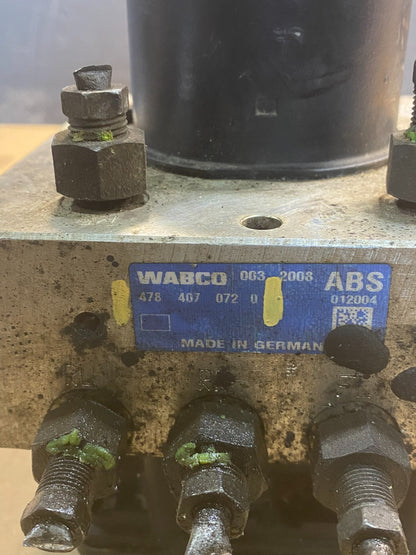 Wabco ABS Hydraulic ABS Pump With Module P/N 4784070720 AC0443 DG6