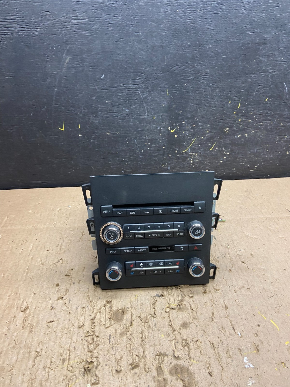 2009 2010 Lincoln Mkz Radio Navigation Hvac Climate Control Panel T8747 DG0
