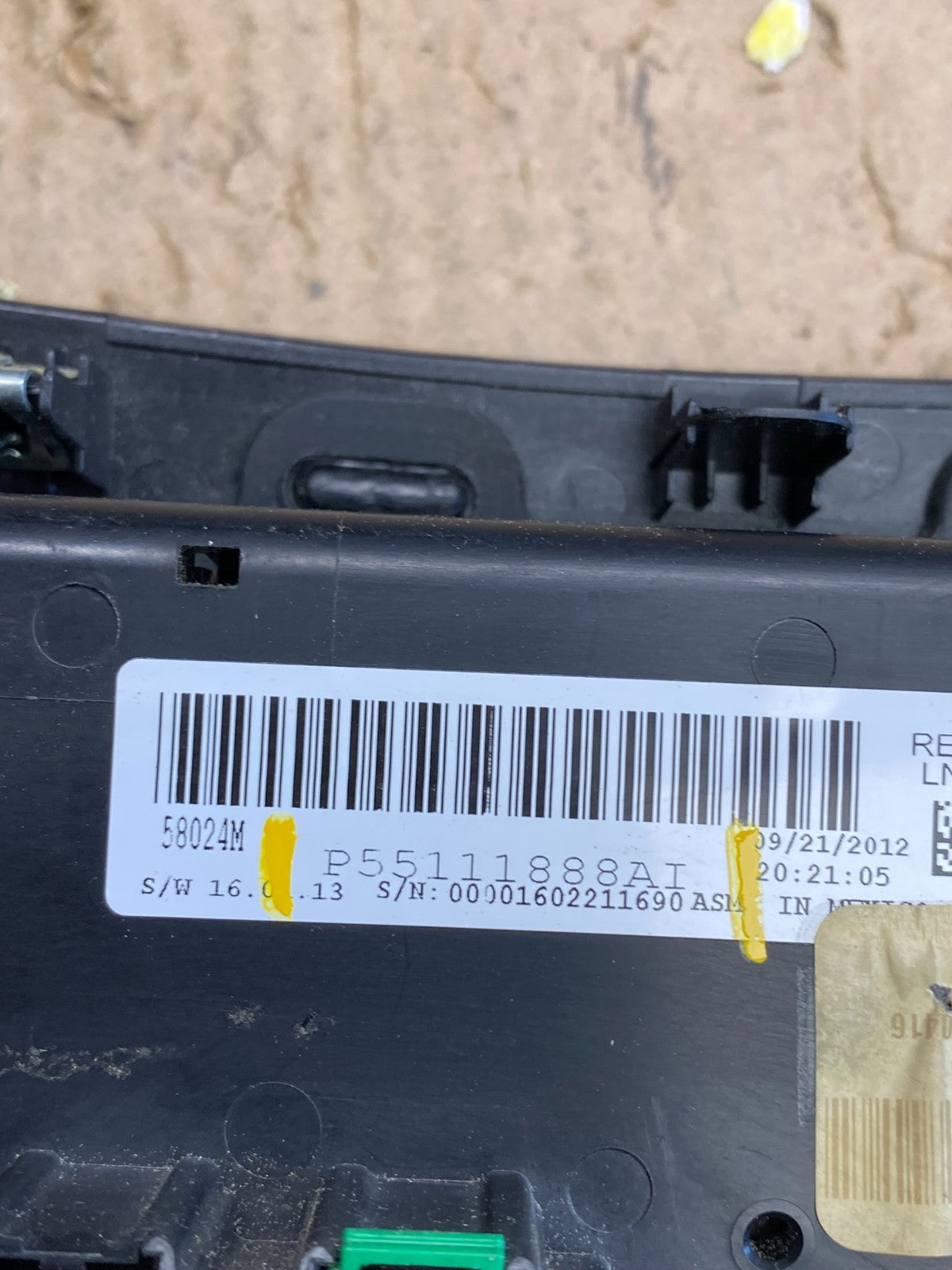 2011-2014 Chrysler 200 Heater AC Climate Switch Temperature Control T5876 DG5