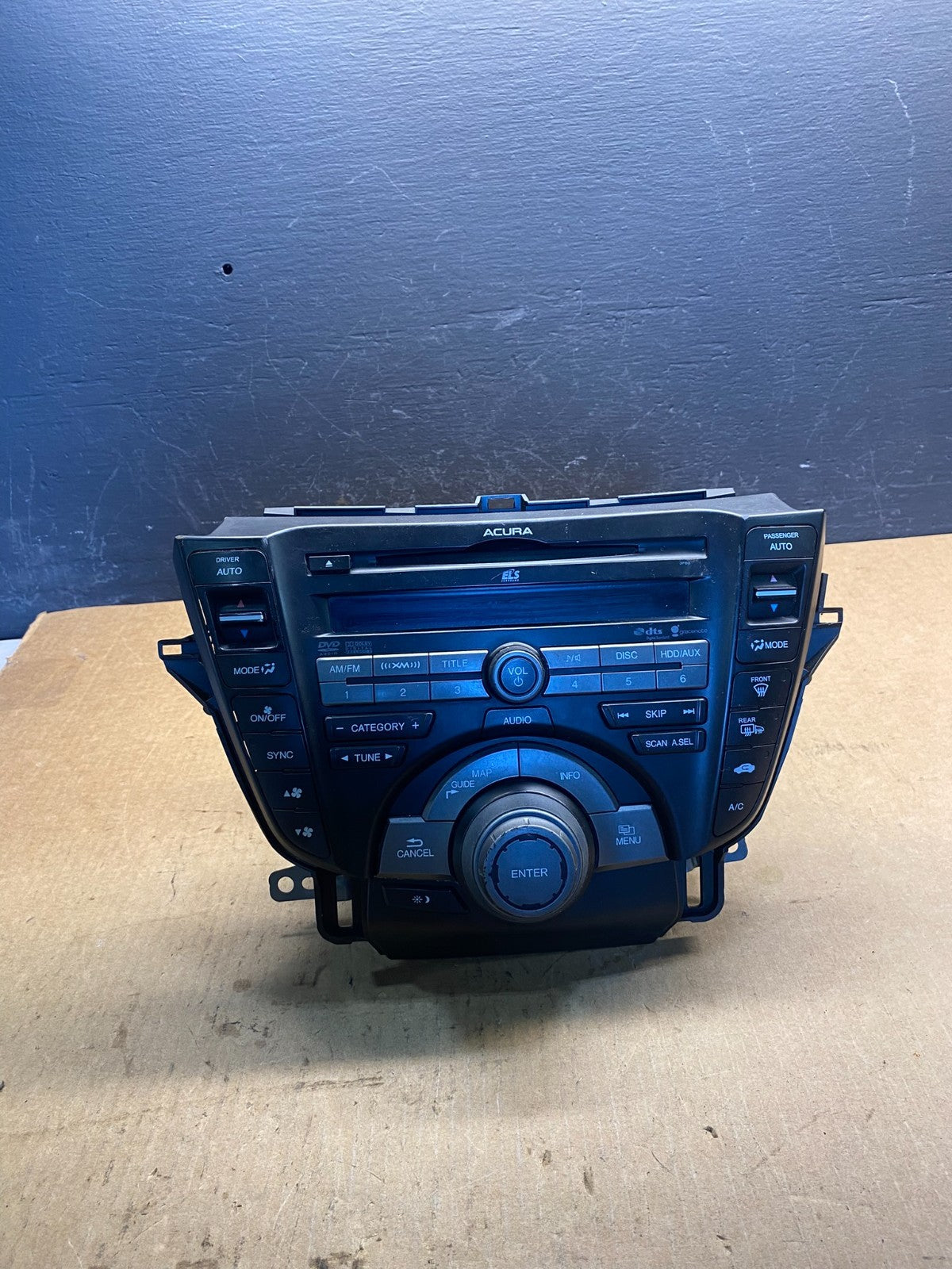 2009 2011 Acura TL AM FM CD MP3 DVD HDD Navi Radio Player Receive AC6928 DG0