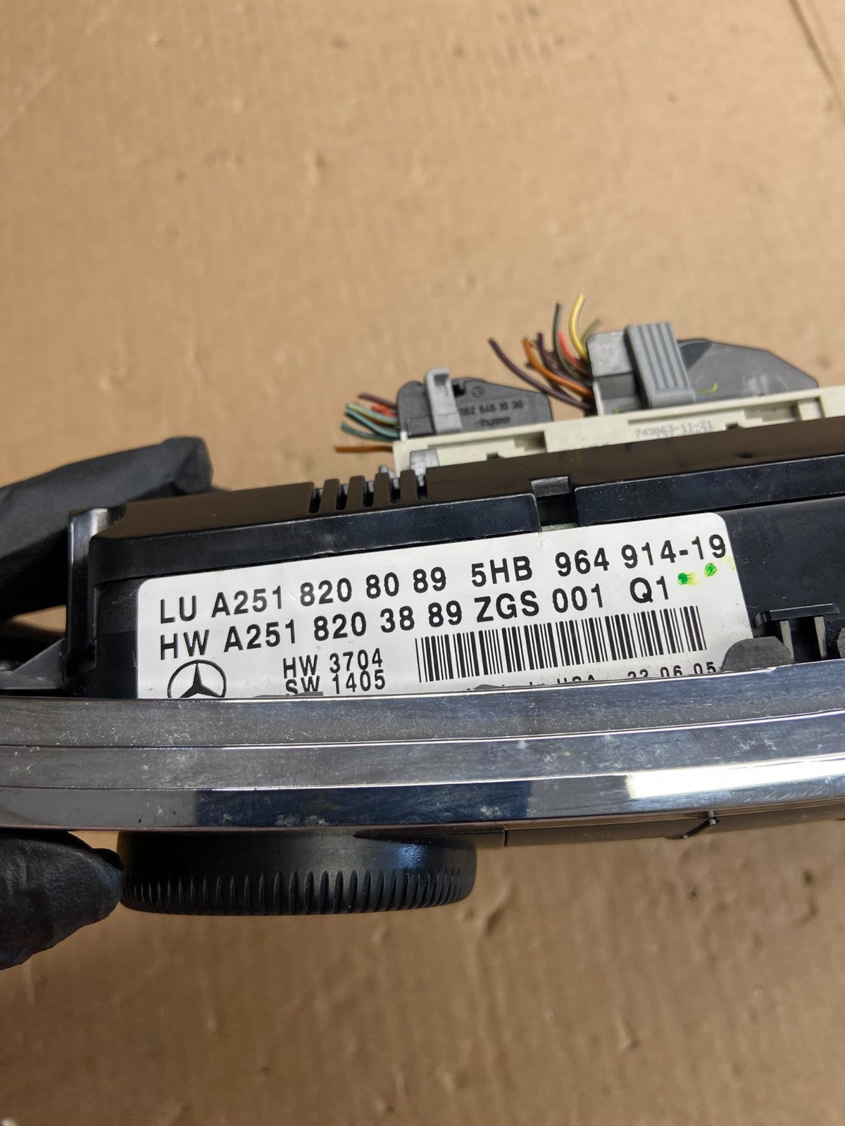 2006 2008 2009 Mercedes ML350 AC Temp Heater Climate Control AE4398 DG5