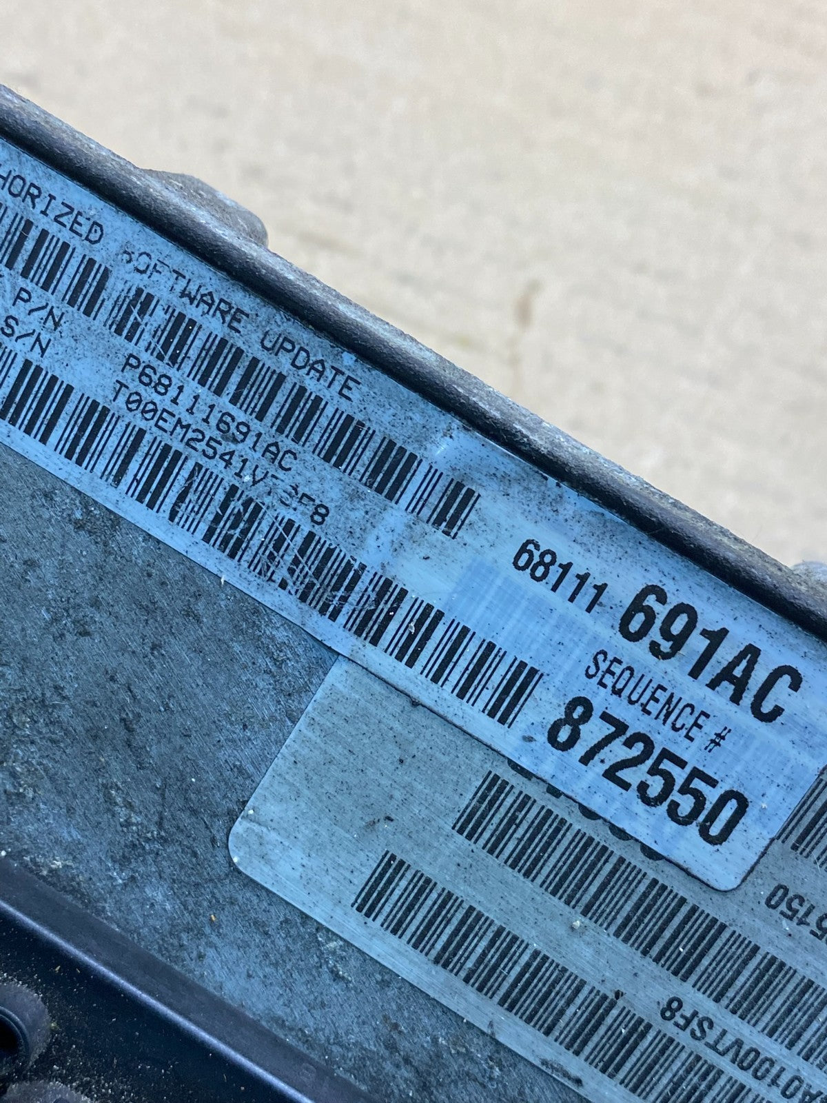 2012 Jeep Grand Cherokee 5.7L Engine Computer ECU ECM P68111691AC ah9586 DG2