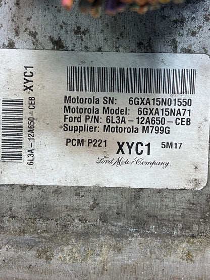 2006 Ford F-150 F150 5.4L Engine Control ECU Computer 6l3a-12a650-ceb AF9321 DG2