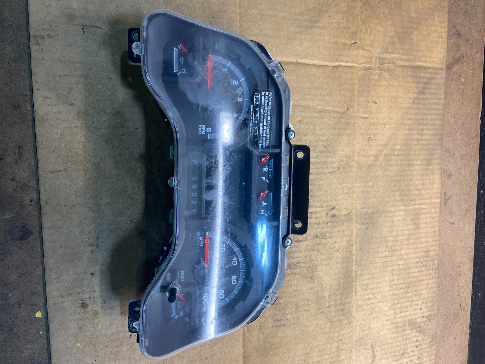 2014 Ford E150 E250 E350 VAN Gauge Speedometer Cluster OEM Y4595 DG2