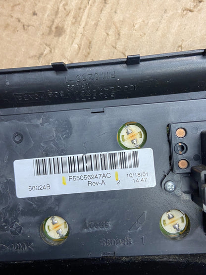2002 to 2005 Dodge Ram Radio Climate Control Dash Air Vent Bezel Trim AE2052 DG5