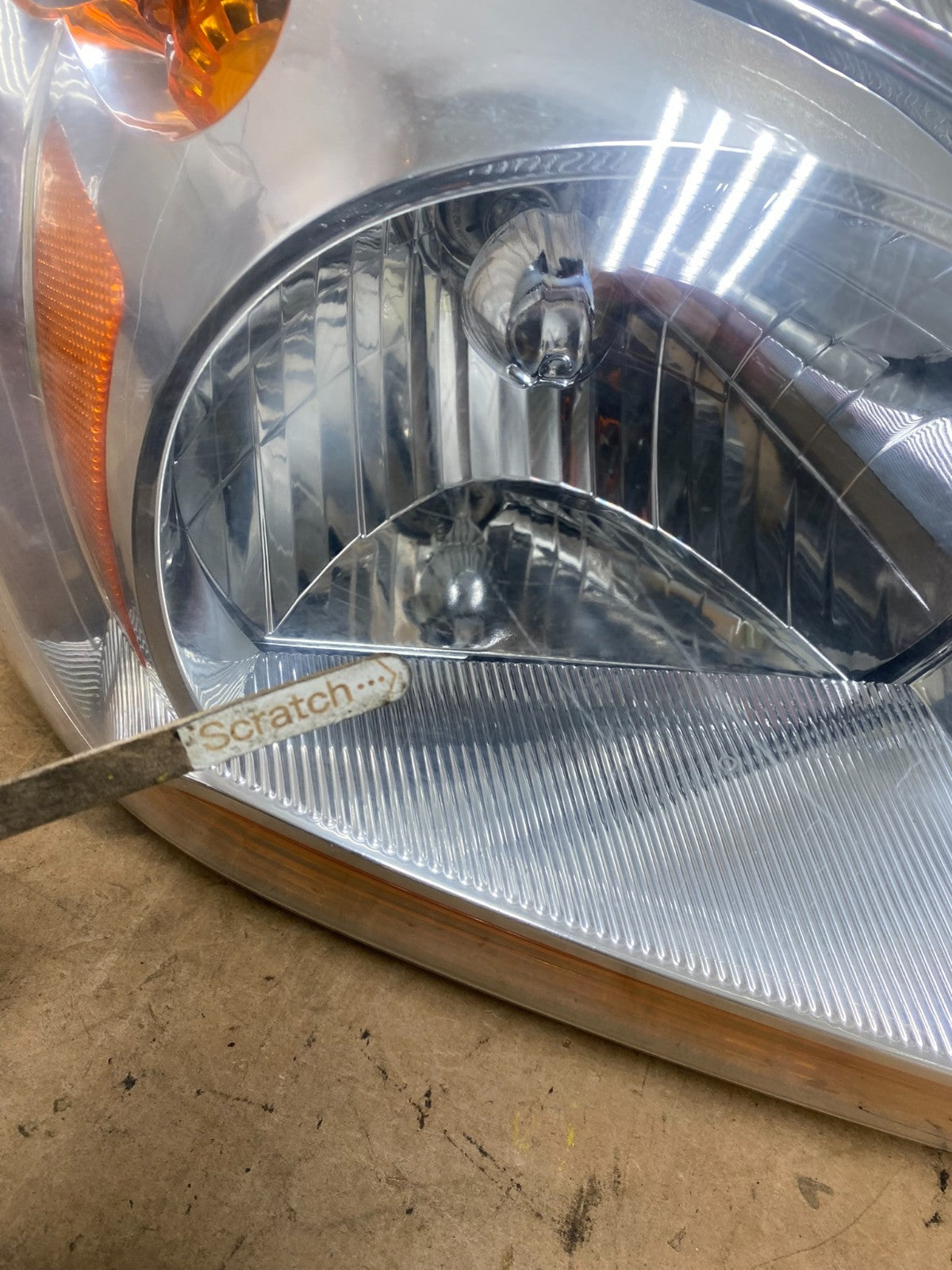 2005 to 2006 Kia Sportage Right Passenger RH Halogen Headlight DEPO X5014 DW3