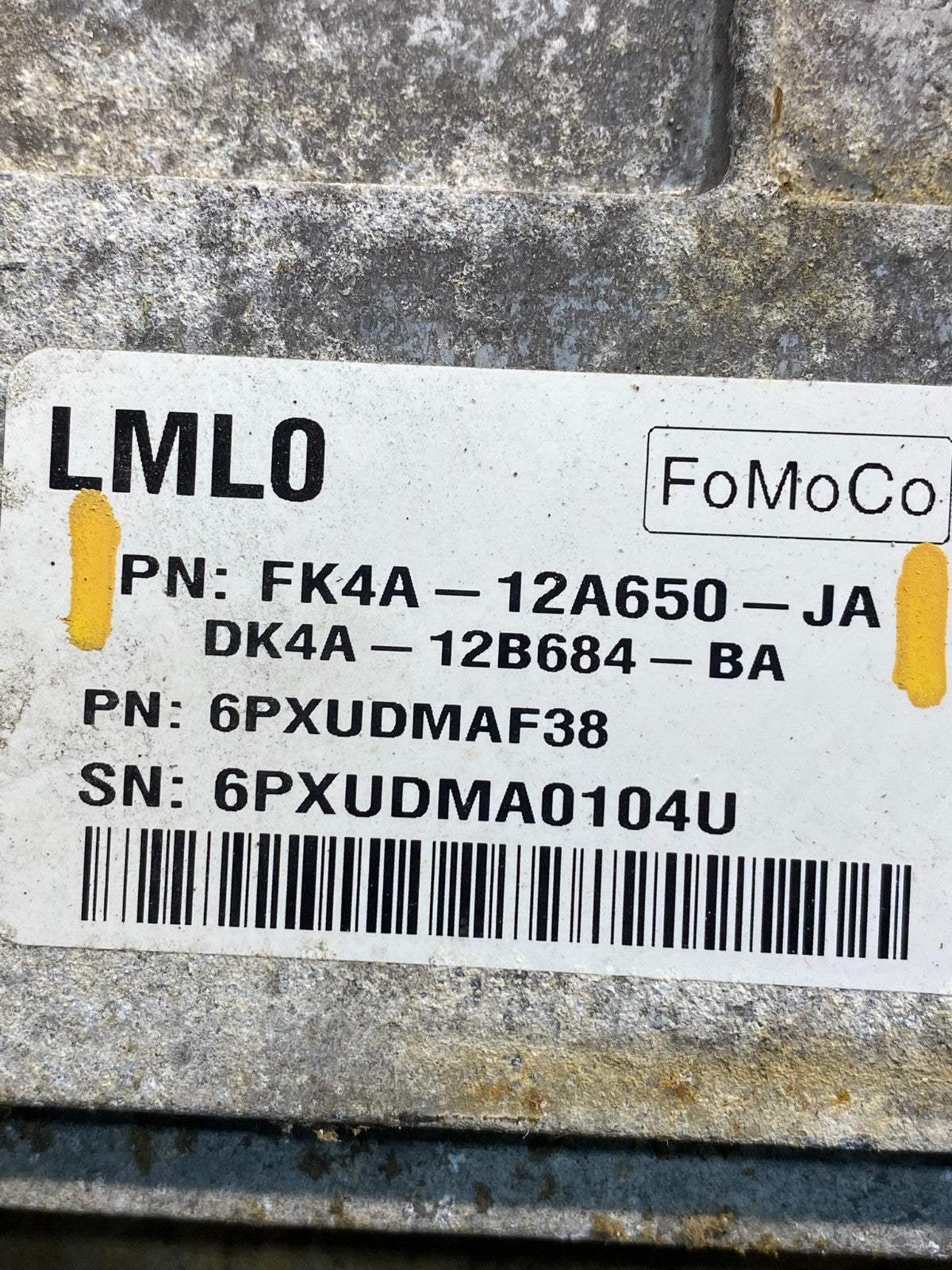 2015 to 2019 Ford Transit Engine Control Computer Module ECM ECU AD5120 DG2