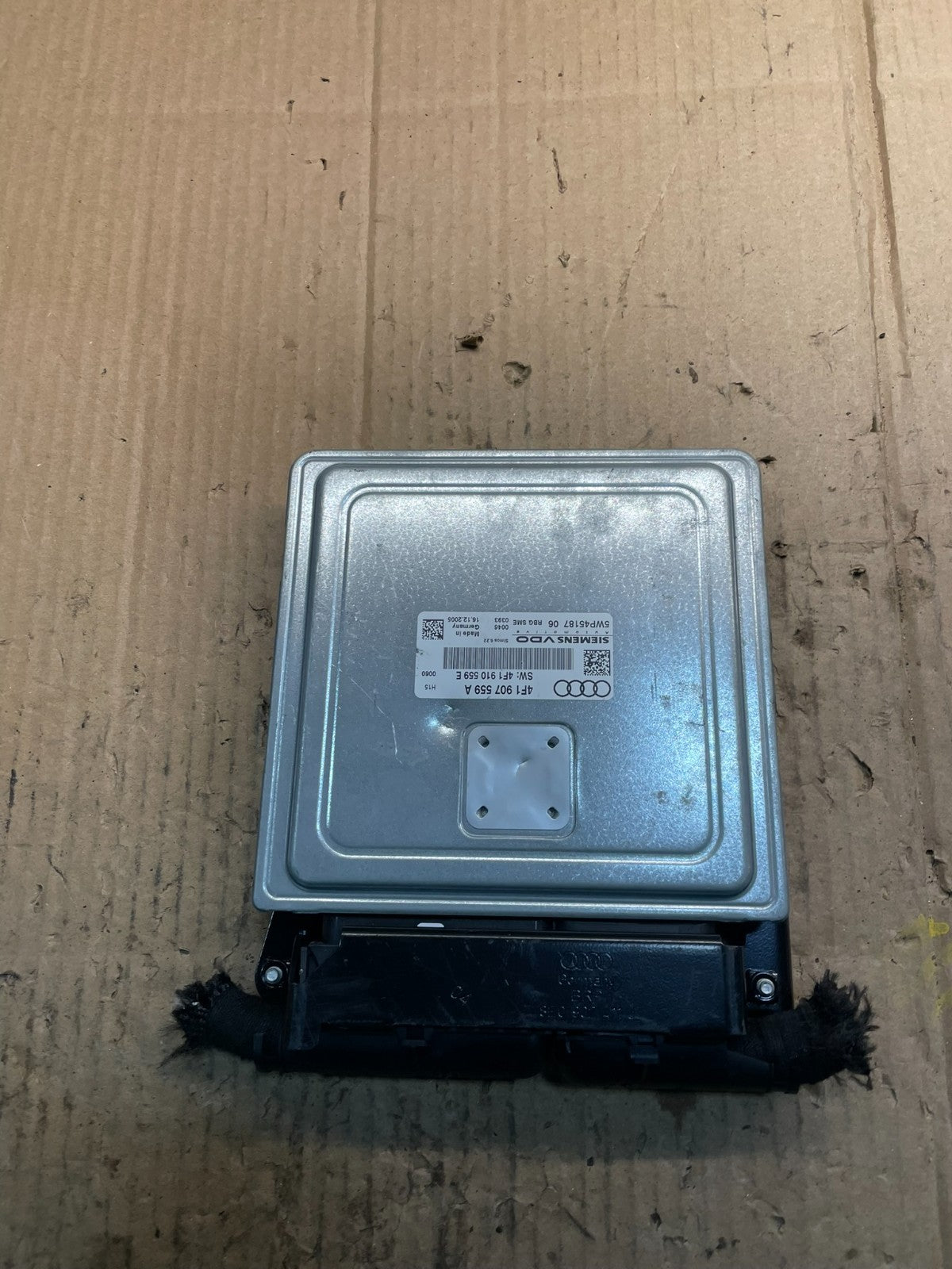2006 to 2008 Audi A6 3.2L Engine Computer ECM 4F1907559A X4074 DG2