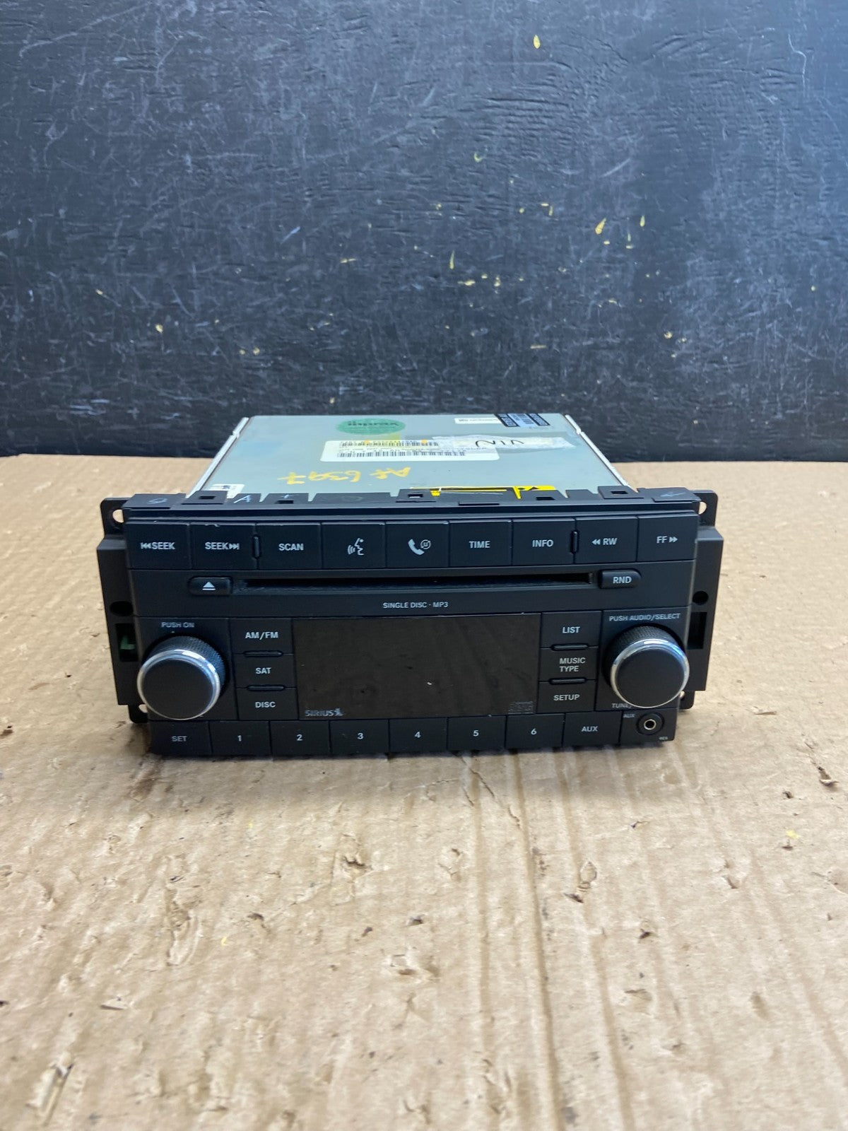 2007-2012 Chrysler Dodge Jeep Ram Radio CD MP3 AUX Receiver AF6397 DG0