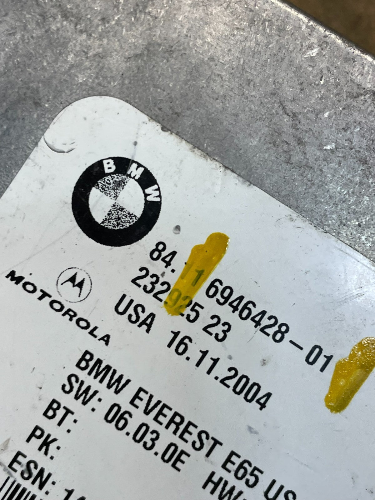 2002 to 2005 Bmw Bluetooth  Control Module Computer Telematics OEM t7008 DG5