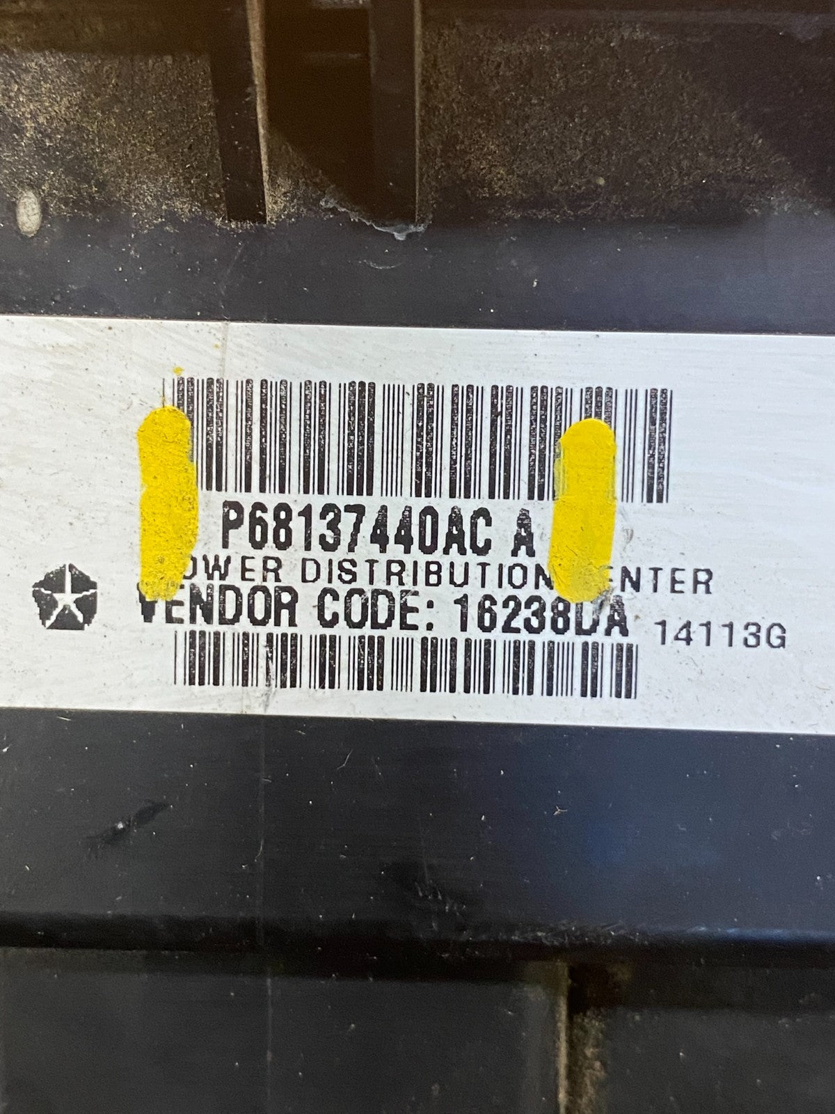 2011 2014 Dodge Durango Grand Cherokee  Fusebox Fuse Box Relay Module ac2751 DG4