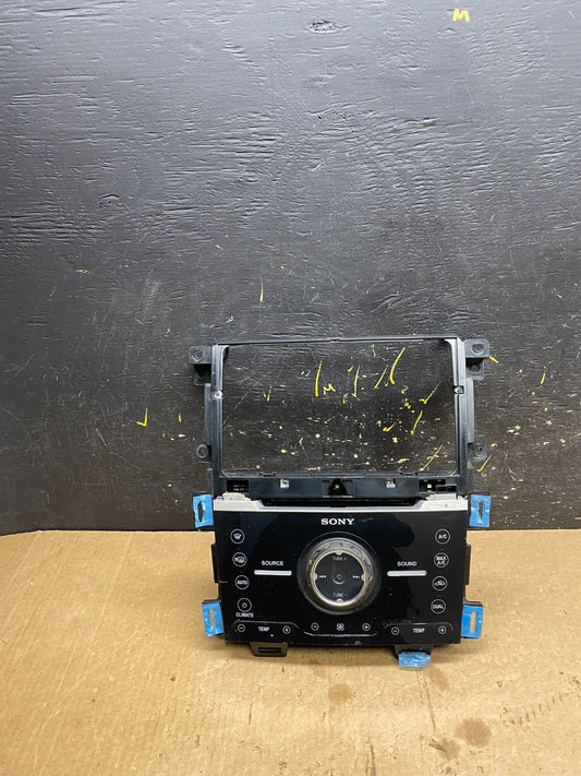 2011-2014 Ford Edge Heater Climate Control Sony Radio CD Control Dash Z4498 DG0