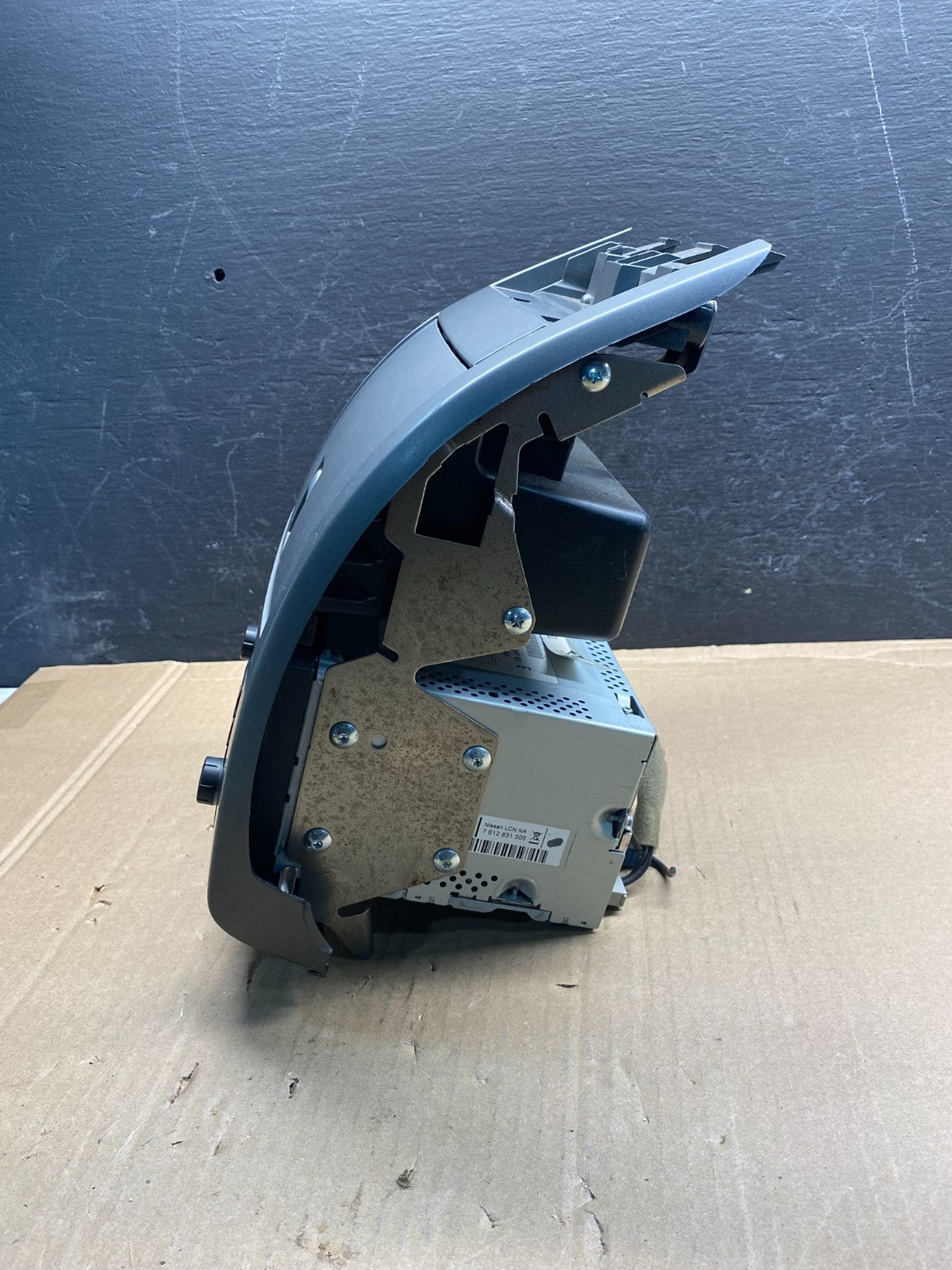 2010-2012 Nissan Sentra Center Dash Radio Bezel Panel Cubby Storage AE7922 DG1