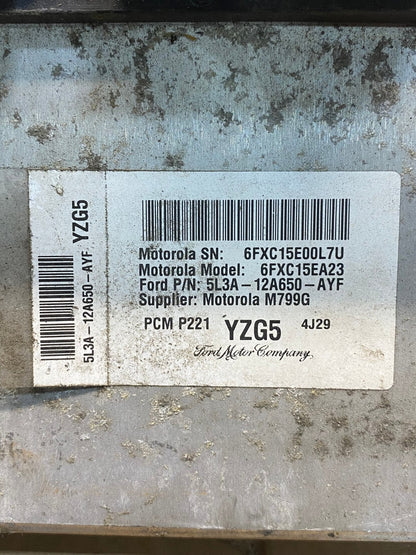 2005 Ford F-150 F150 4.6L Engine Control Unit ECU Computer Module AH3337 LK2