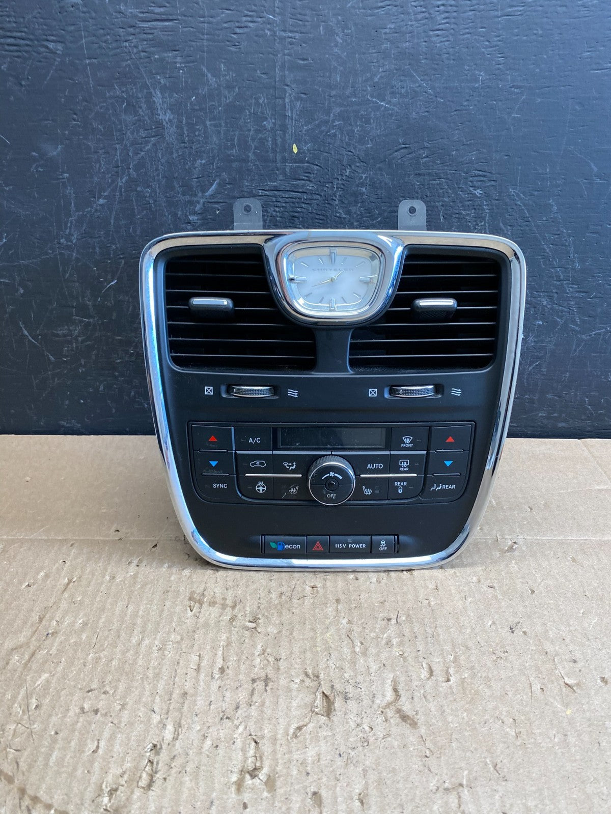 2011-2016 Chrysler Town Country Climate Control Panel Center Dash Trim AC9103 DG1